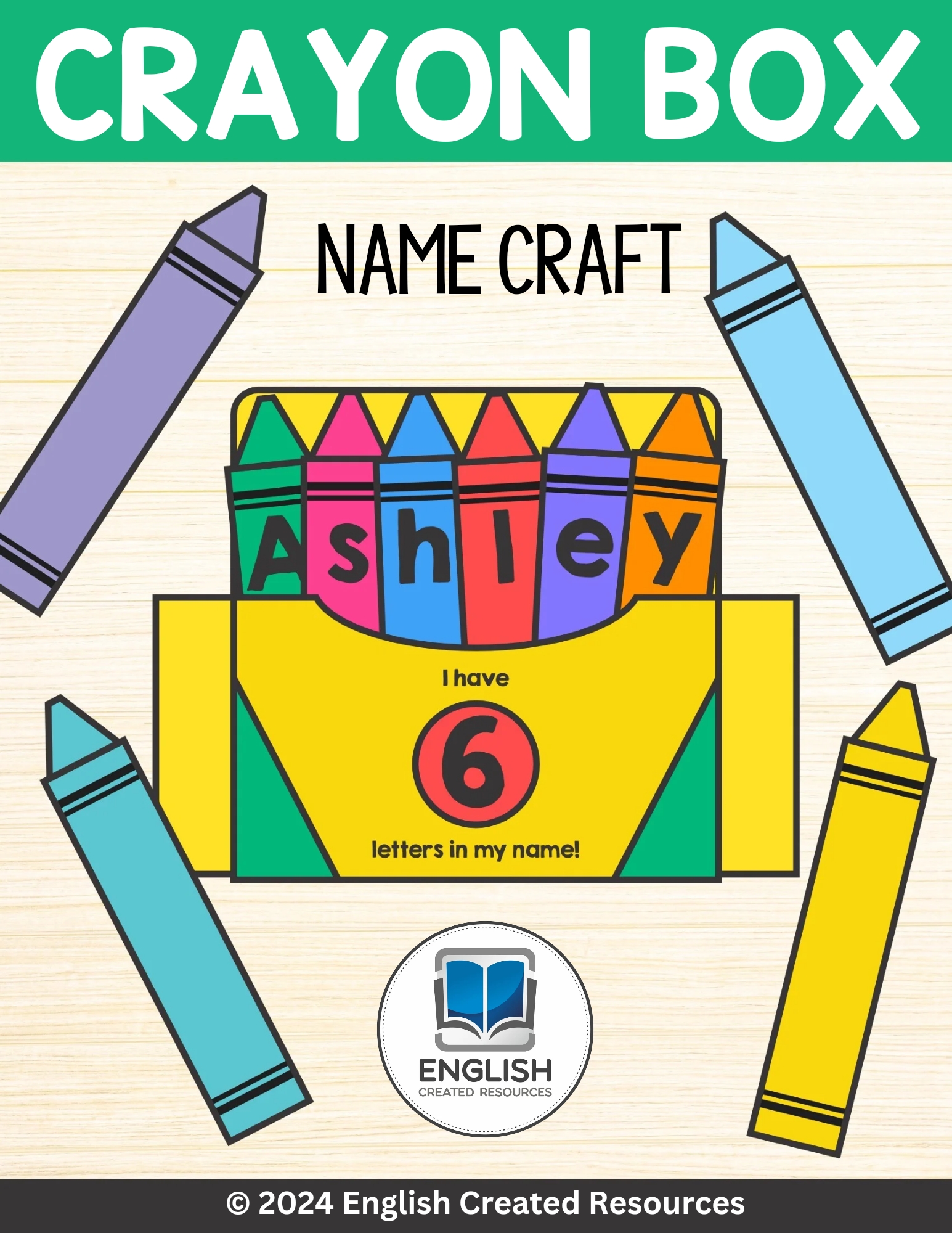 crayon-box-name-craft-english-created-resources for Free Printable Crayon Box Template Crayon Box Name Craft – English Created Resources for Free Printable Crayon Box Template