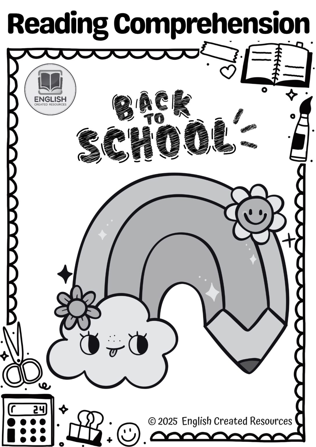 Back to School Reading Comprehension – English Created Resources