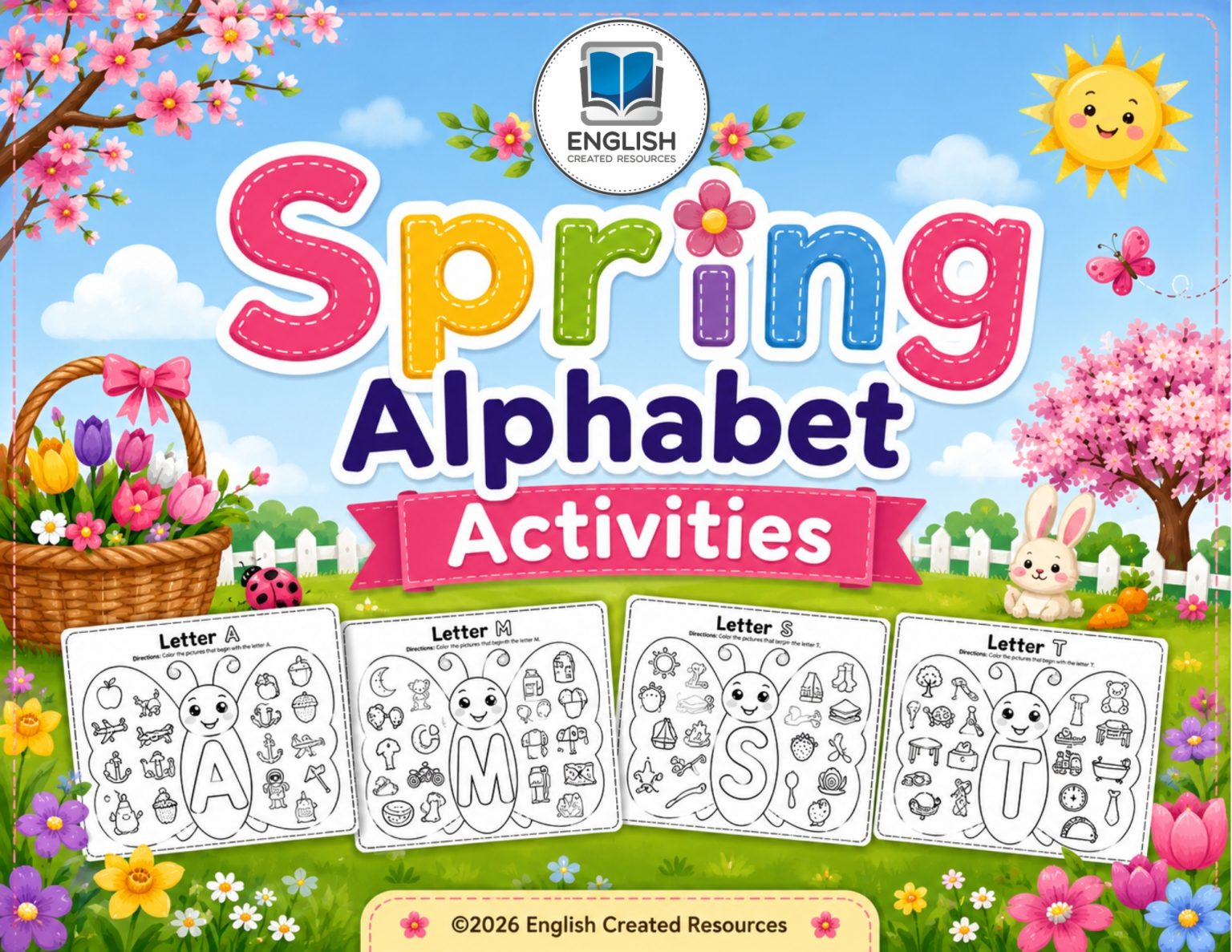 Spring Alphabet Activities – English Created Resources