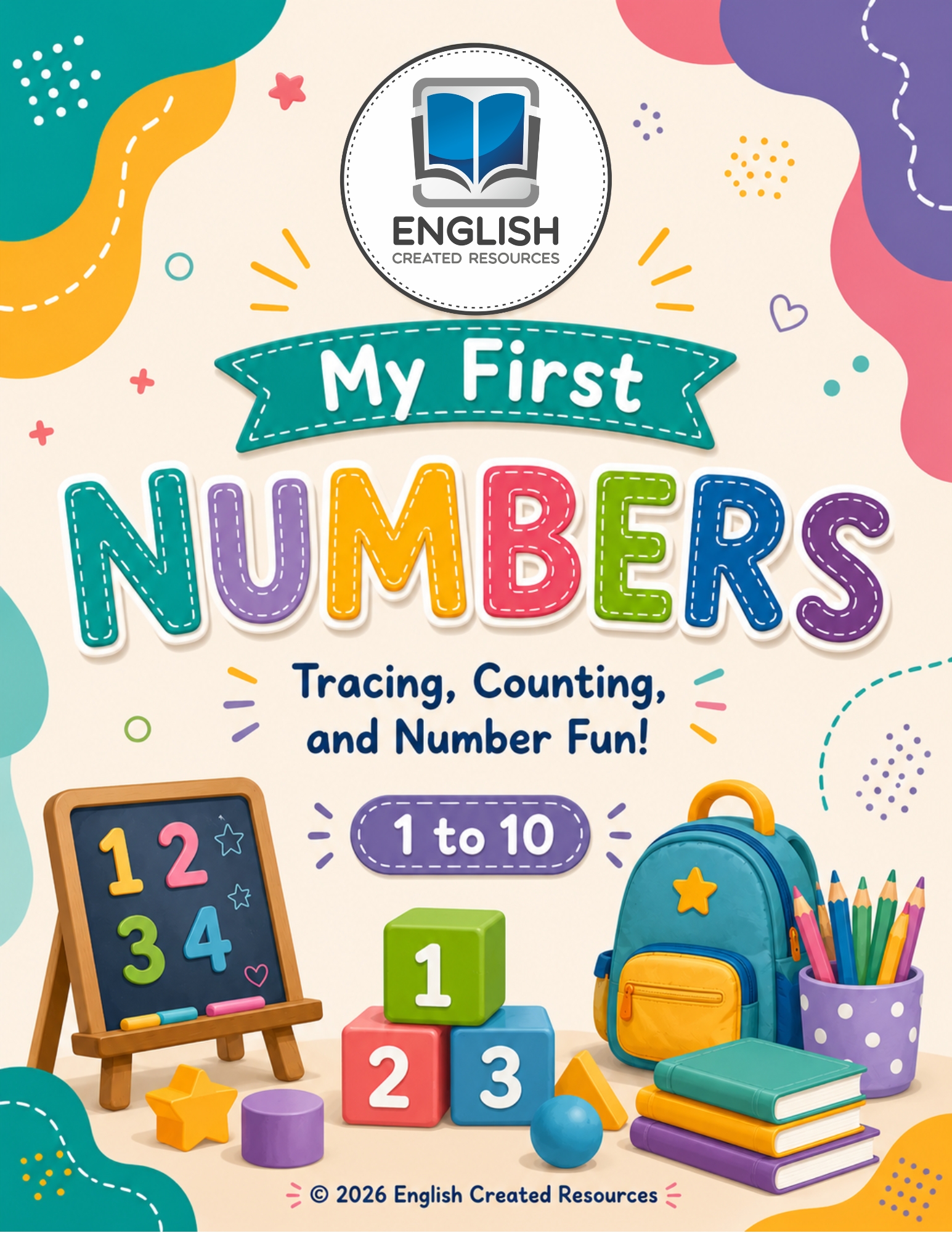 My First Numbers – English Created Resources